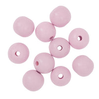 Drvene perle 2,5 cm – pakovanje od 10 | Razne boje