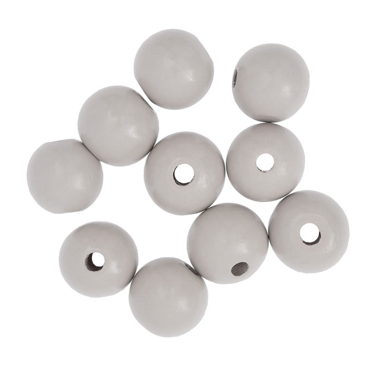 Drvene perle 2,5 cm – pakovanje od 10 | Razne boje