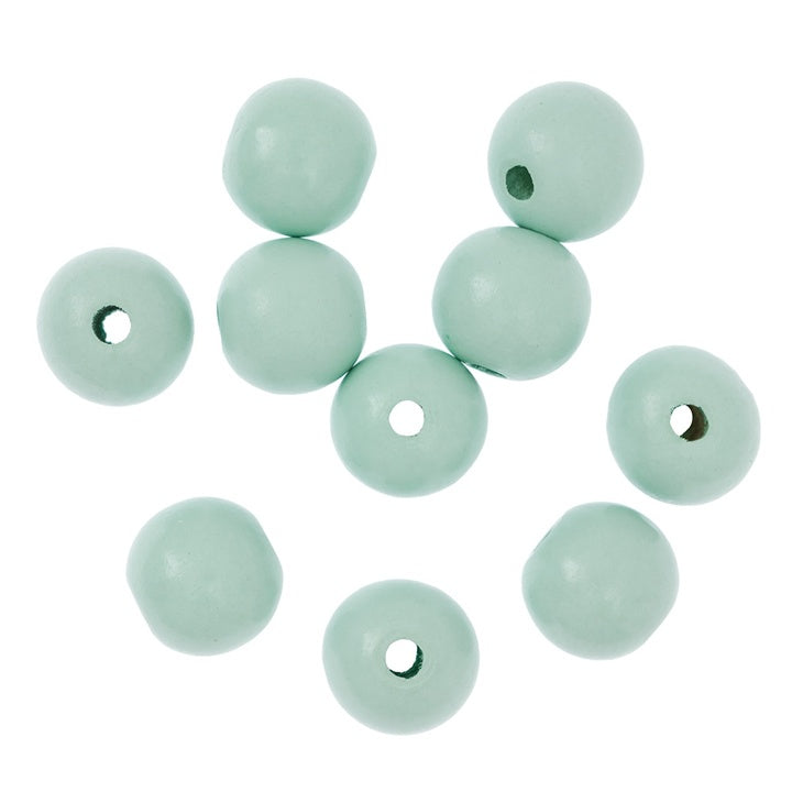 Drvene perle 2,5 cm – pakovanje od 10 | Razne boje