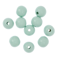 Drvene perle 2,5 cm – pakovanje od 10 | Razne boje
