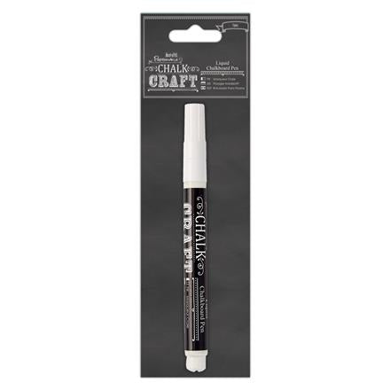 Marker sa tečnom kredom Chalk Kraft - bela boja