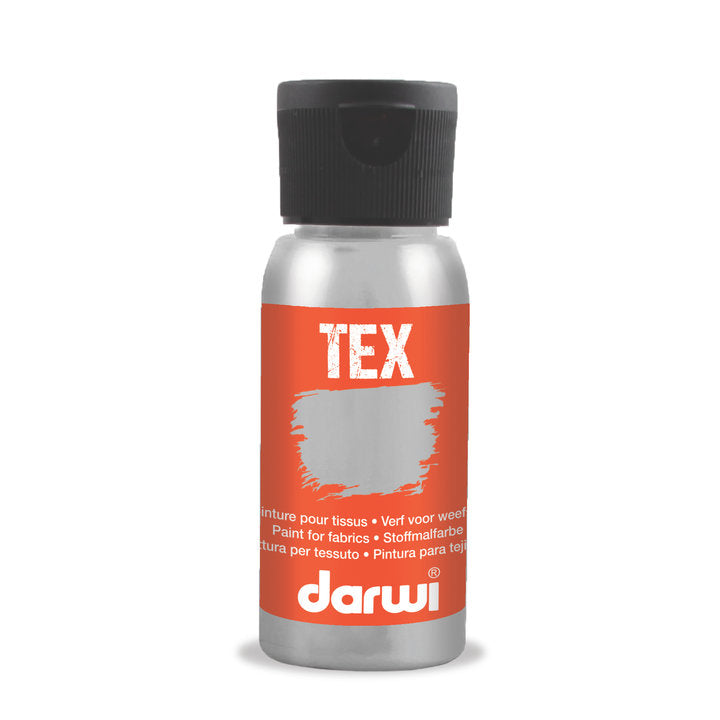 DARVI TEKS boja za tkaninu 50 ml – 81 srebrna