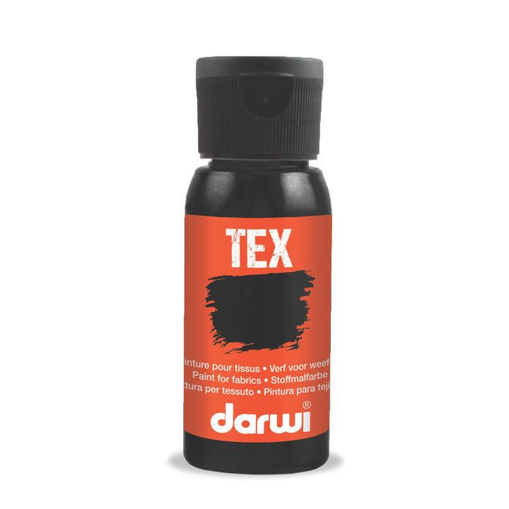 DARVI TEKS boja za tkaninu 50 ml – 100 crna