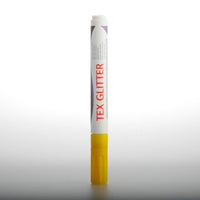 Markeri za tekstil DARWI TEX glitter 6ml – žuta