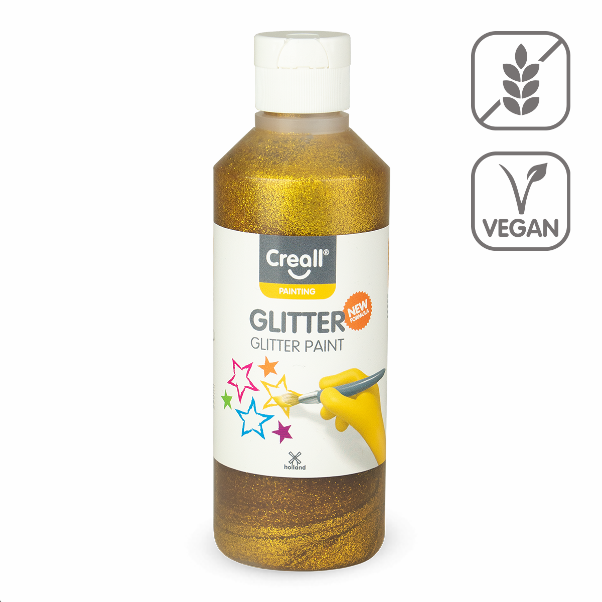 Svetlucava boja Creall Glitter 250 ml - zlatna