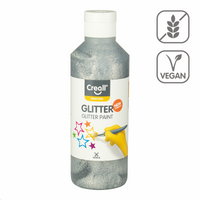 Svetlucava boja Creall Glitter 250 ml - srebrna