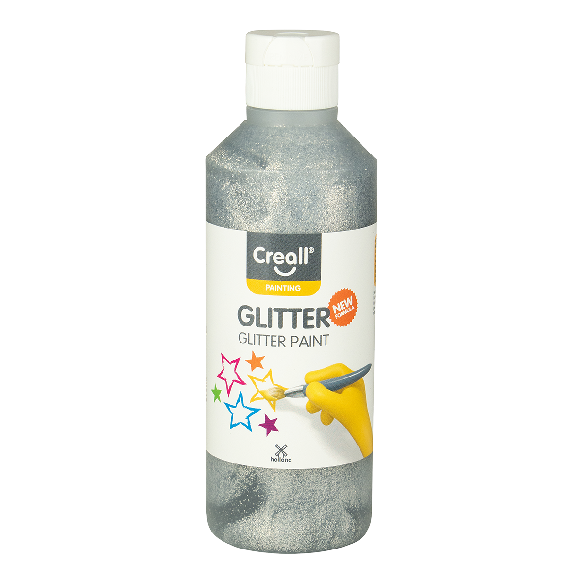 Svetlucava boja Creall Glitter 250 ml - srebrna