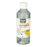 Svetlucava boja Creall Glitter 250 ml - srebrna