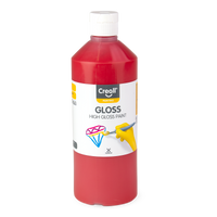 Sjajna polivinilna boja Creall Gloss 500 ml – tamnocrvena