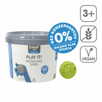 Pesak za modelovanje Creall Play it! 750 g u posudi – žuta