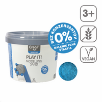 Pesak za modelovanje Creall Play it! 750 g u posudi – plava