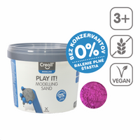 Pesak za modelovanje Creall Play it! 750 g u posudi – ljubičasta