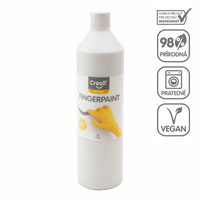 Boja za prste Creall - 750 ml – bela