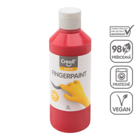 Boja za prste Creall 250 ml – crvena