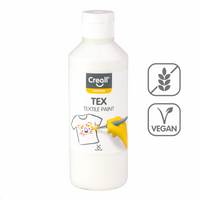 Boja za tekstil Creall Tex 250 ml – bela