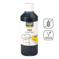 Boja za tekstil Creall Tex 250 ml – crna