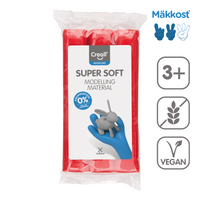 Masa za modelovanje Creall Super Soft 500 g – crvena