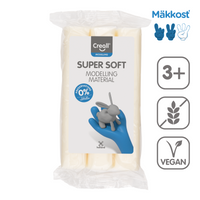 Masa za modelovanje Creall Super Soft 500 g – bela