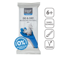 Samoočvršćavajuća masa za modelovanje Creall Do&Dry hipoalergena 500 g – bela