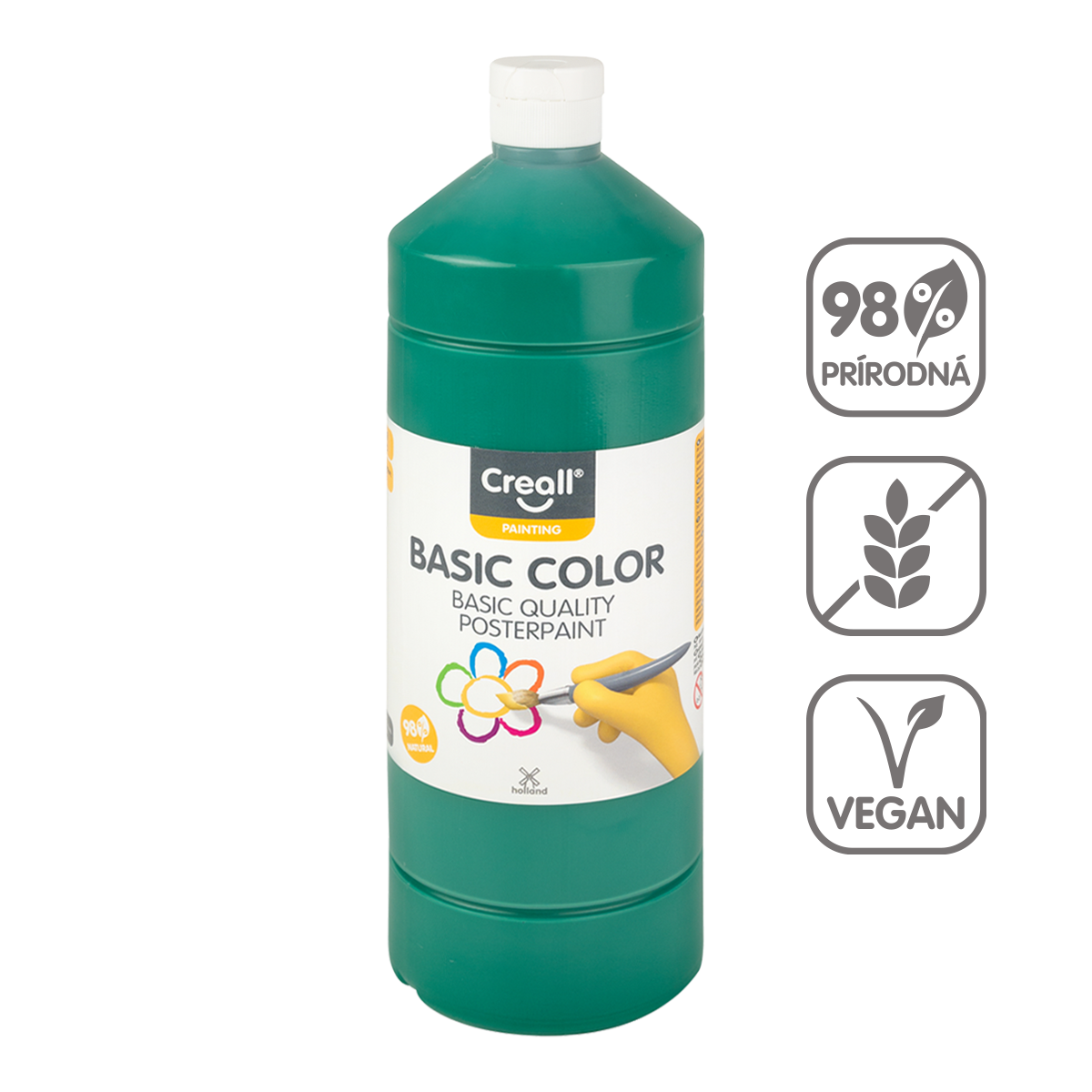 Tempera boja Creall 500 ml – tamnozelena