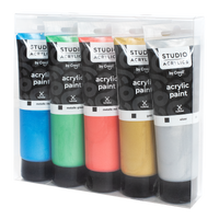 Creall set akrilnih boja Studio acrylics, 5 120 ml, miks