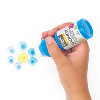 Set tempera boja sa sunđerom Creall Spongy – 6 × 70 ml