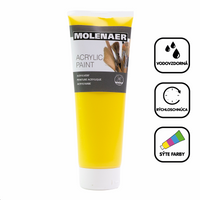 Akrilna boja Molenaer 250 ml – žuta