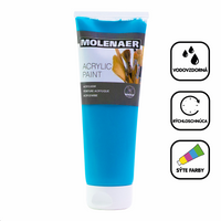 Akrilna boja Molenaer 250 ml – tirkizna