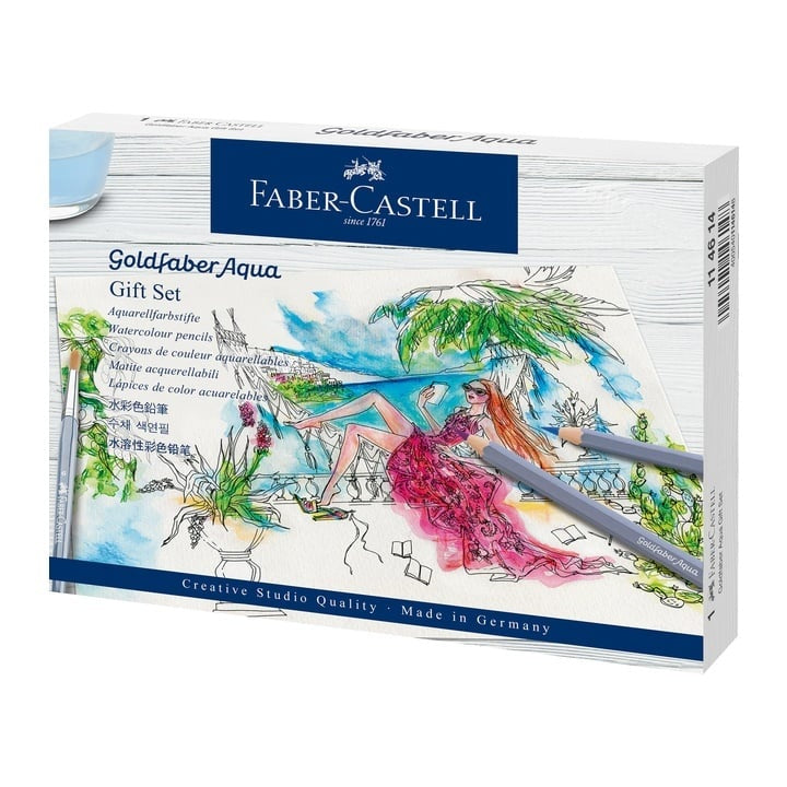 Faber-Castell Goldfaber Akua akvarel olovka poklon set