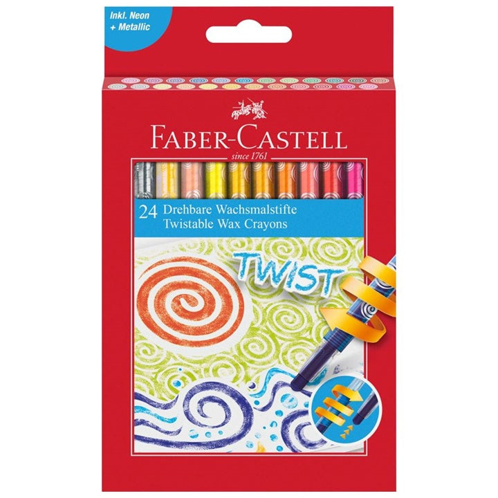 Faber Castell Twist voštane bojice na povlačenje
