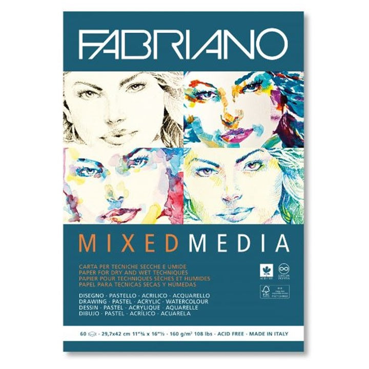 Papirni blok F ABRIANO Mixed Media