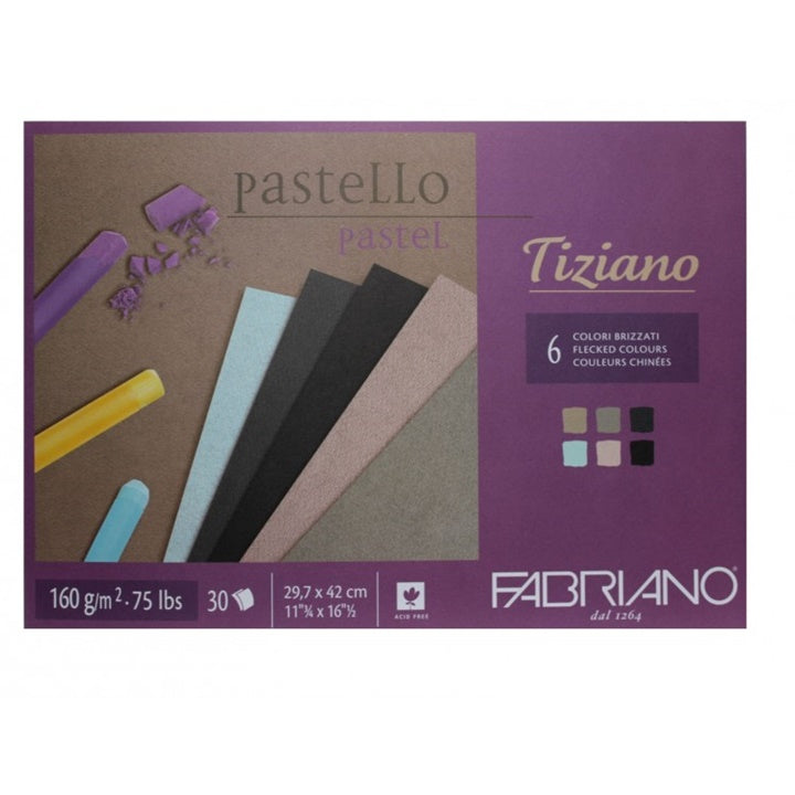 Blok papira u boji za pastel FABRIANO Tiziano