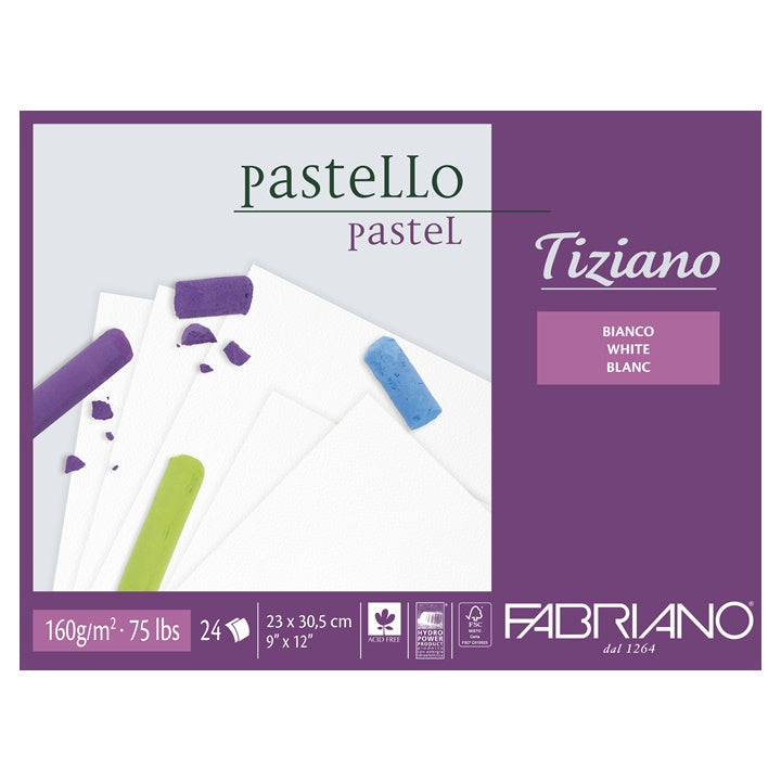 Blok belih papira za pastel FABRIANO Tiziano