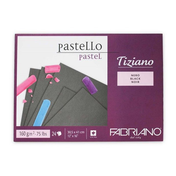Blok crnih papira za pastel FABRIANO Tiziano