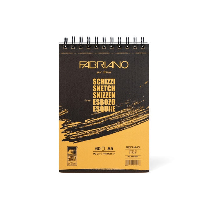 Podloga za skice FABRIANO SKETCH u spiralnom povezu
