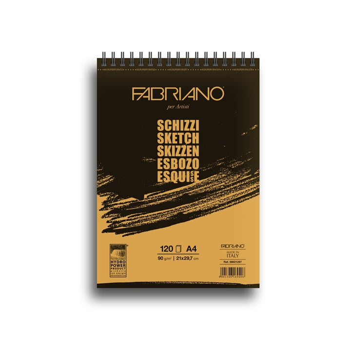 Podloga za skice FABRIANO SKETCH u spiralnom povezu