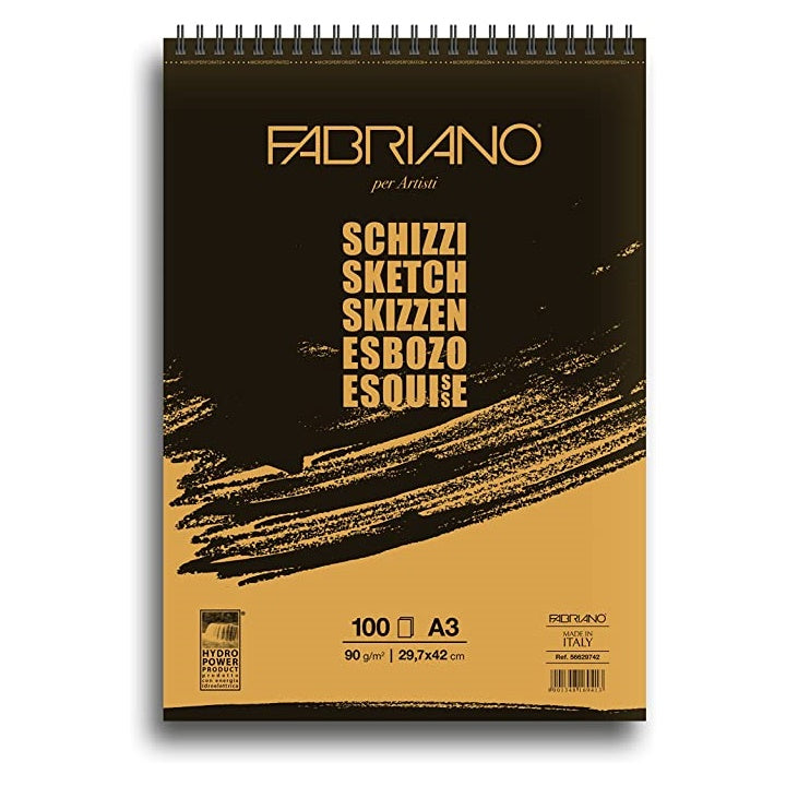 Podloga za skice FABRIANO SKETCH u spiralnom povezu