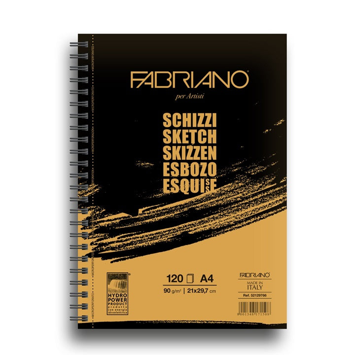 Podloga za skice FABRIANO SKETCH u spiralnom povezu