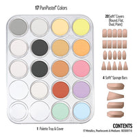 PanPastel metalik i biserni pastelni set sa zlatnim medijumima - 17 kom