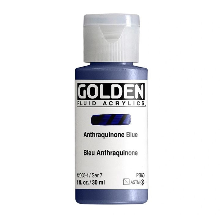 GOLDEN tečna akrilna boja 118 ml – 2005 antracit plava