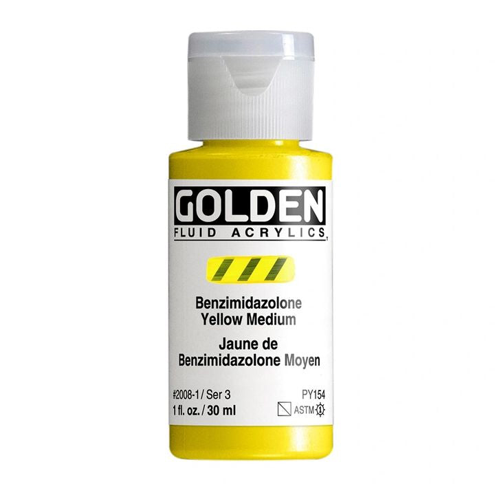 GOLDEN tečna akrilna boja 118 ml – 2008 bizmut vanadat žuti