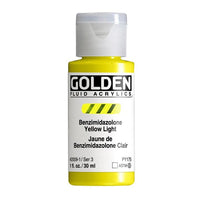 GOLDEN tečna akrilna boja 118 ml – 2009 benzimidazolon svetlo žuti