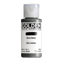 GOLDEN tečna akrilna boja 118 ml – 2010 kost crna