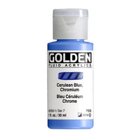 GOLDEN tečna akrilna boja 118 ml – 2050 cerulean hrom plava