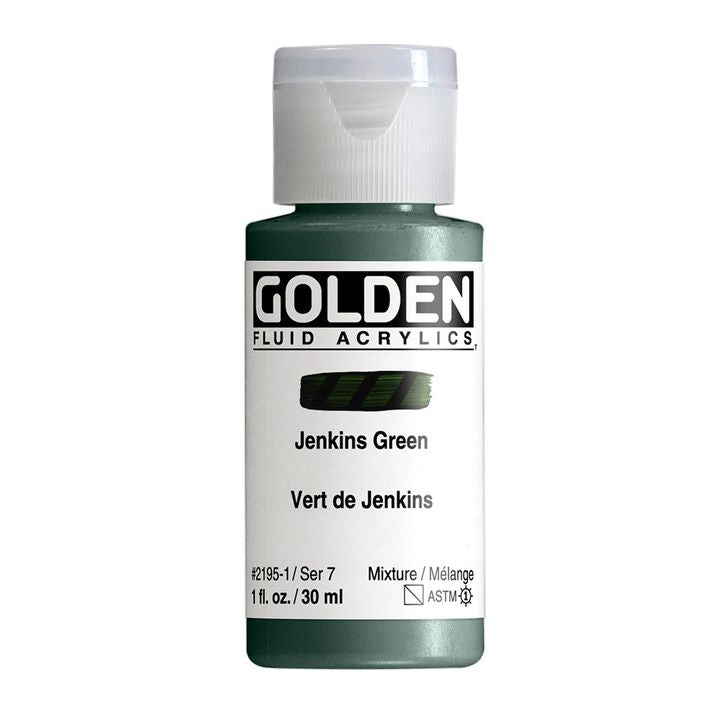 GOLDEN tečna akrilna boja 118 ml – 2195 jenkins zeleno