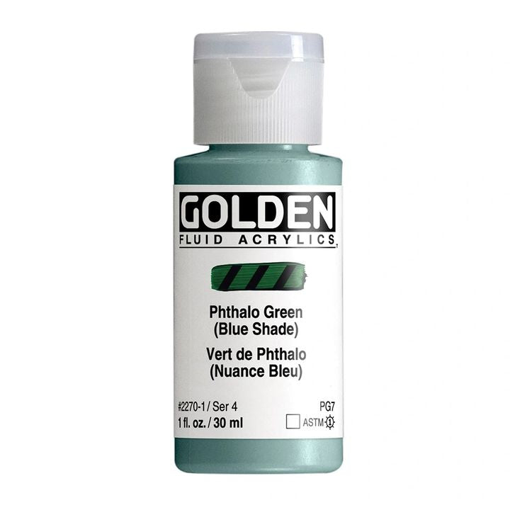 GOLDEN tečna akrilna boja 118 ml – 2270 ftalo zelena (plava nijansa)