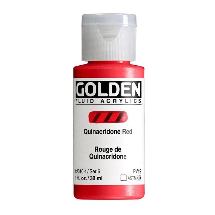 GOLDEN tečna akrilna boja 118 ml – 2310 kinakridon crvena