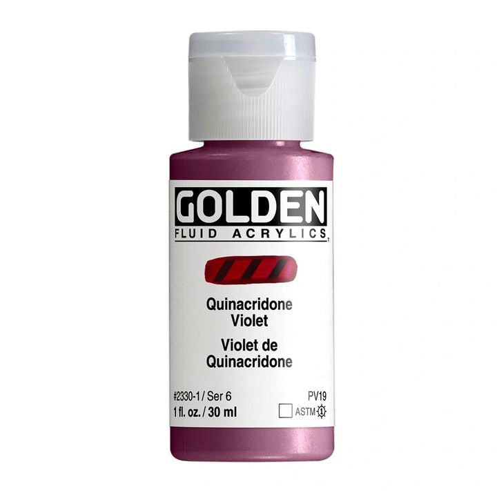 GOLDEN tečna akrilna boja 118 ml – 2330 kinakridon ljubičasti