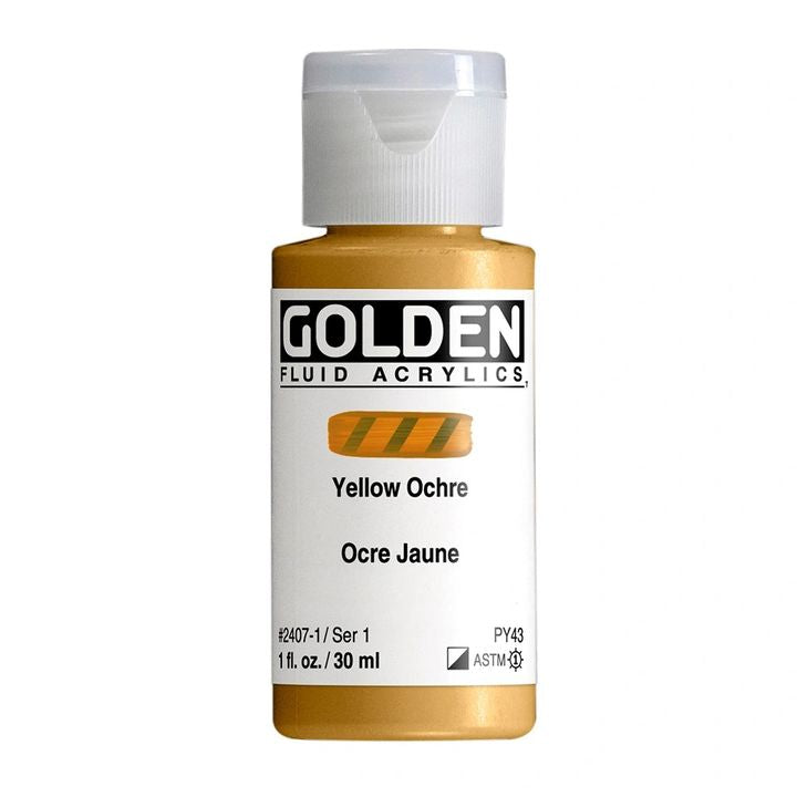 GOLDEN tečna akrilna boja 118 ml – 2407 oker žuta