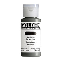 GOLDEN tečna akrilna boja 118 ml – 2442 Van Dike smeđa nijansa